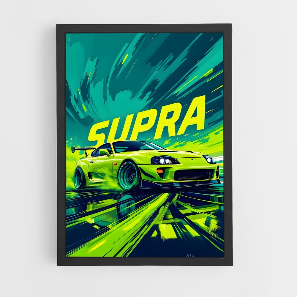 Poster Supra en Mouvement – affiche Toyota (vue 2)